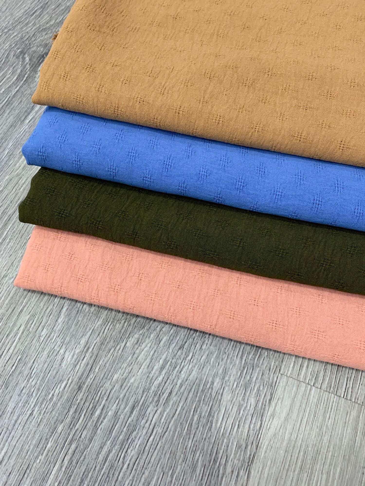 Vải đũi nhăn thêu may áo váy đầm siêu xinh- Hàng cây cắt mét theo yêu cầu