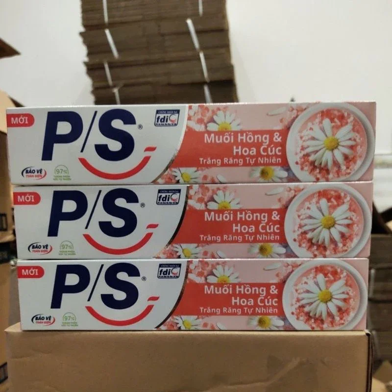 Kem đánh răng p/s muối hồng&hoa cúc( 3 cây x230g)