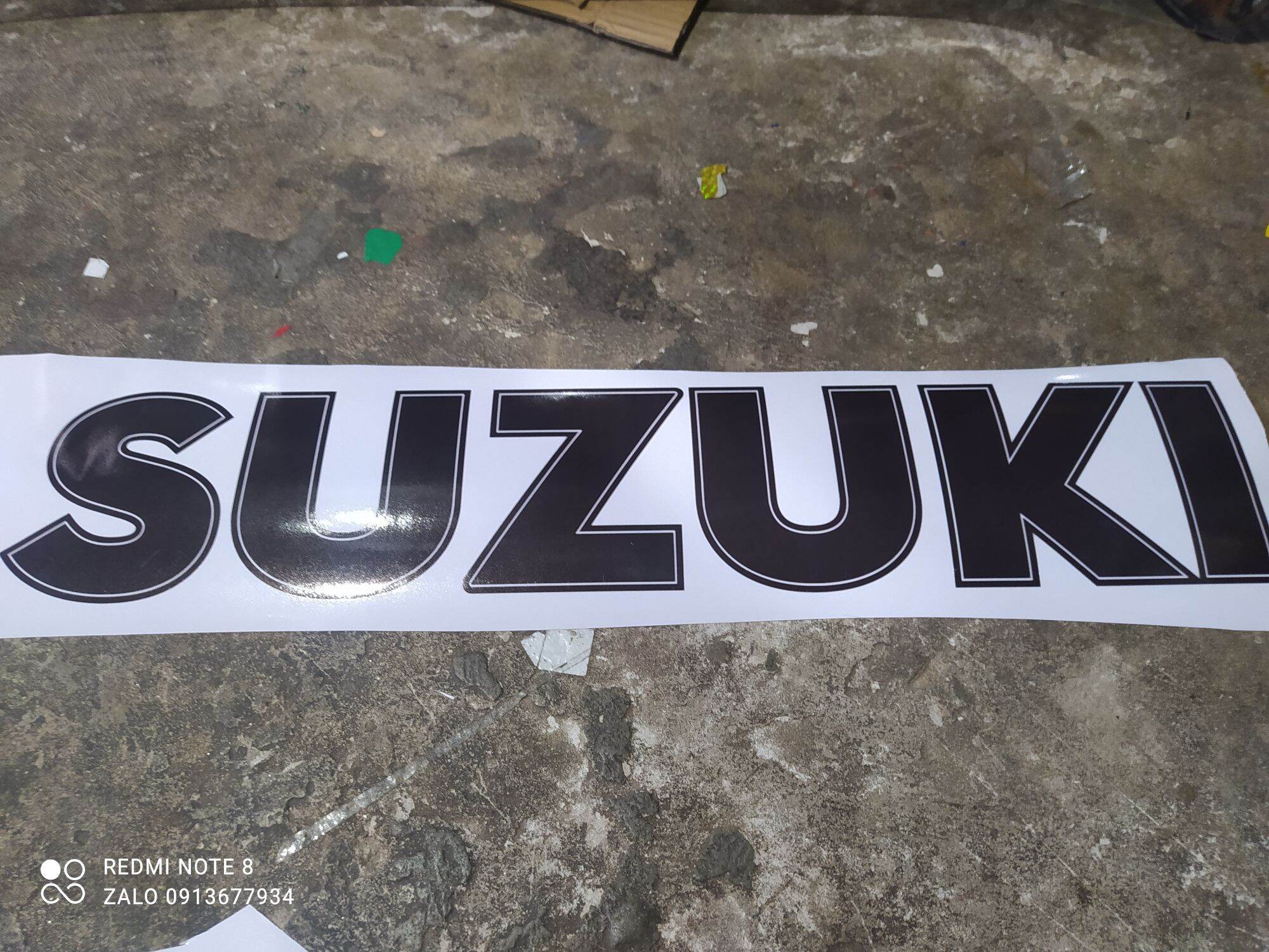 Tem xe decal dán xe tải suzuki