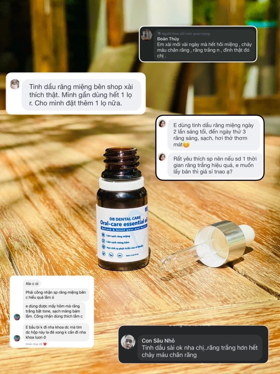 Tinh dầu răng miệng DB Dental Care 10ml [combo 2 lọ]