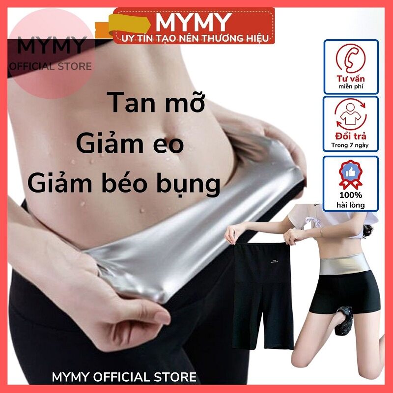 Quần tan mỡ đùi sinh nhiệt đổ mồ hôi ,quần đổ mồ hôi giảm eo hiệu quả