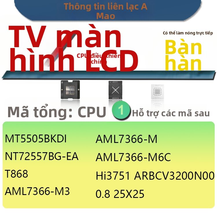 Multi-CPU-Supporting Solder Stencil Tool Giá 328,000 Đồng*Miễn phí vận chuyển