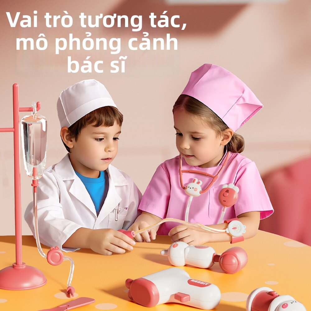 HUANGEN | Bộ Đồ Chơi Bác Sĩ Phát Triển Trí Tuệ cho Bé 1-3 Tuổi