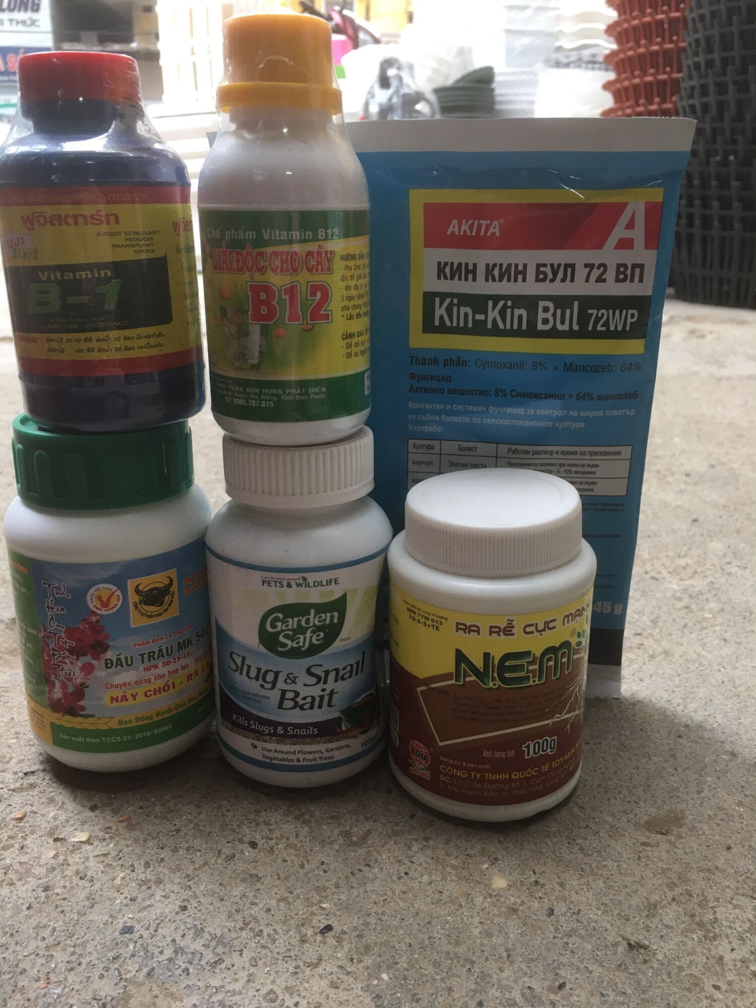 COMBO BỘ 6 LOẠI PHÂN BÓN CHĂM SÓC LAN