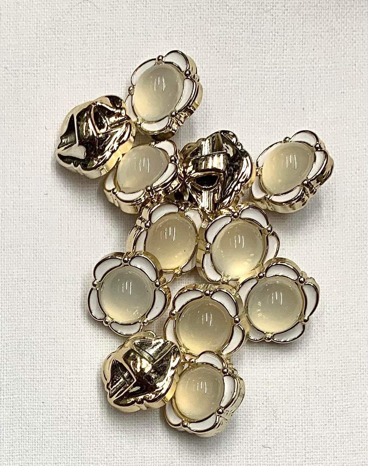 Sét 5 nút kiểu áo sơ mi, áo kiểu 13mm