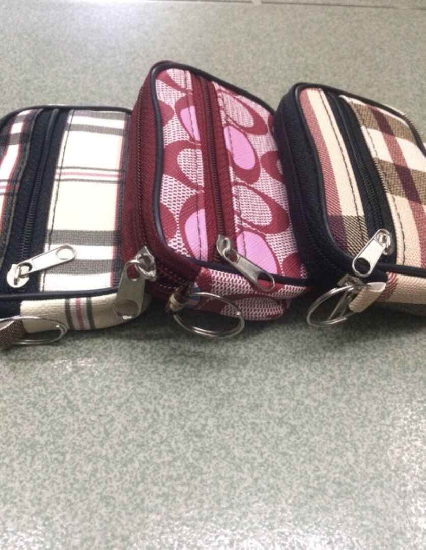 Combo 3 ví mini 2 ngăn viền 10x7cm