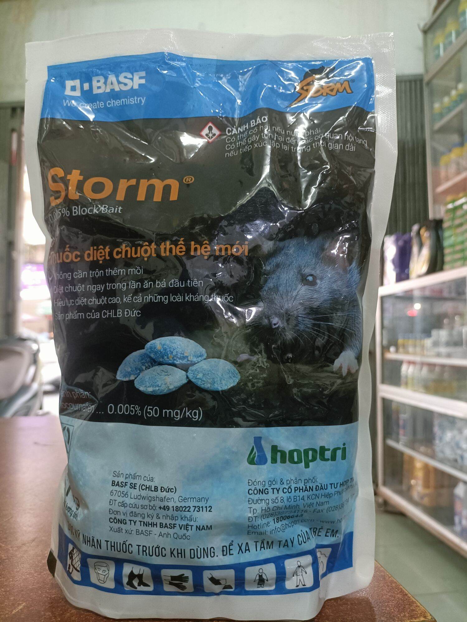 THUỐC DIỆT CHUỘT STORM 1kg ( BASF ĐỨC ) - Siêu Tiết Kiệm