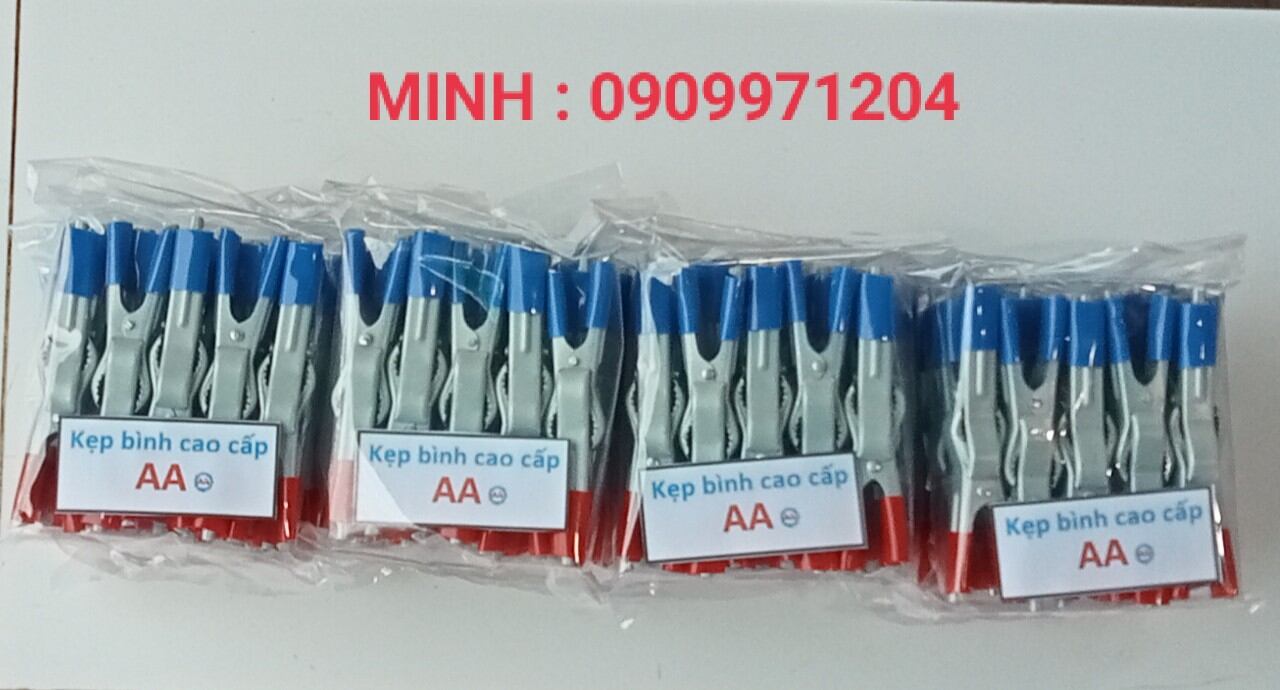 10 cặp kẹp bình xám màu cao cấp a a
