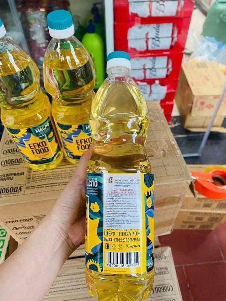 Dầu hướng dương Nga Efko 1 lít