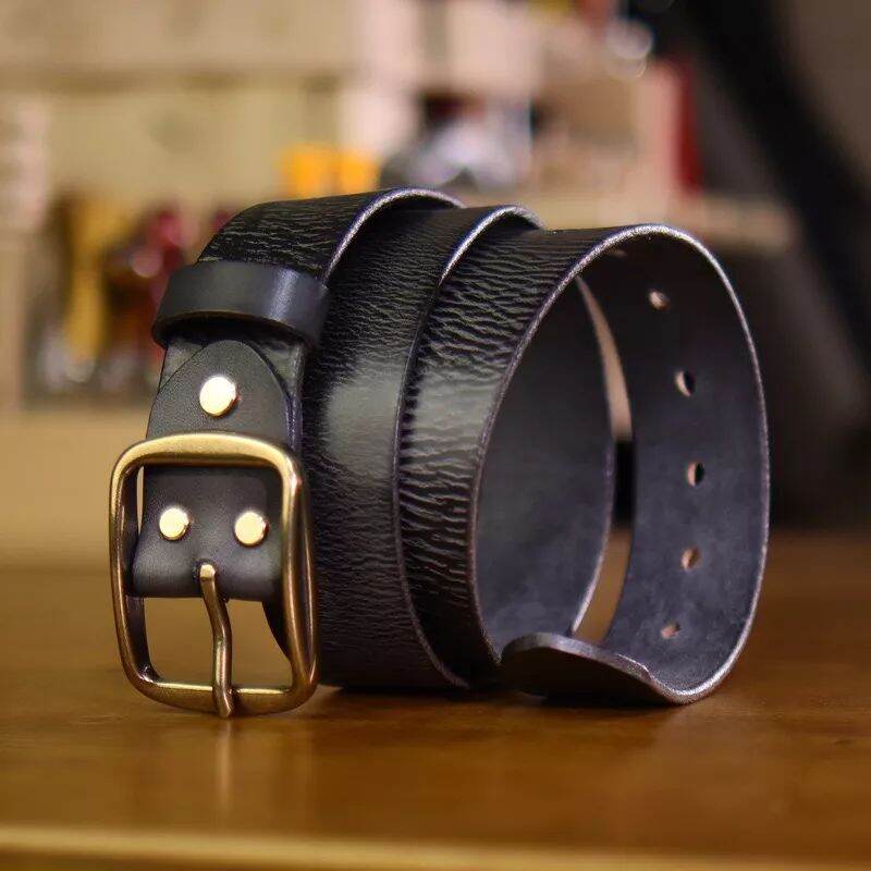 Dây nịt thắt lưng nam da bò Hermes nhập Ý DODACAOCAP®15 bản 3.8cm khóa đồng Retro sang trọng bảo hành 5 năm fullbox