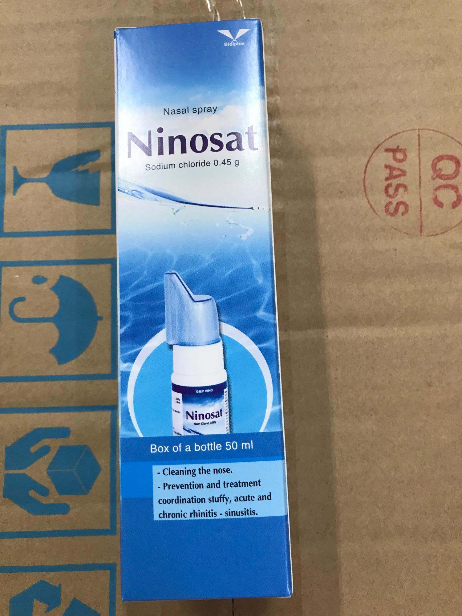Dung dịch xịt vệ sinh mũi Ninosat 50ml