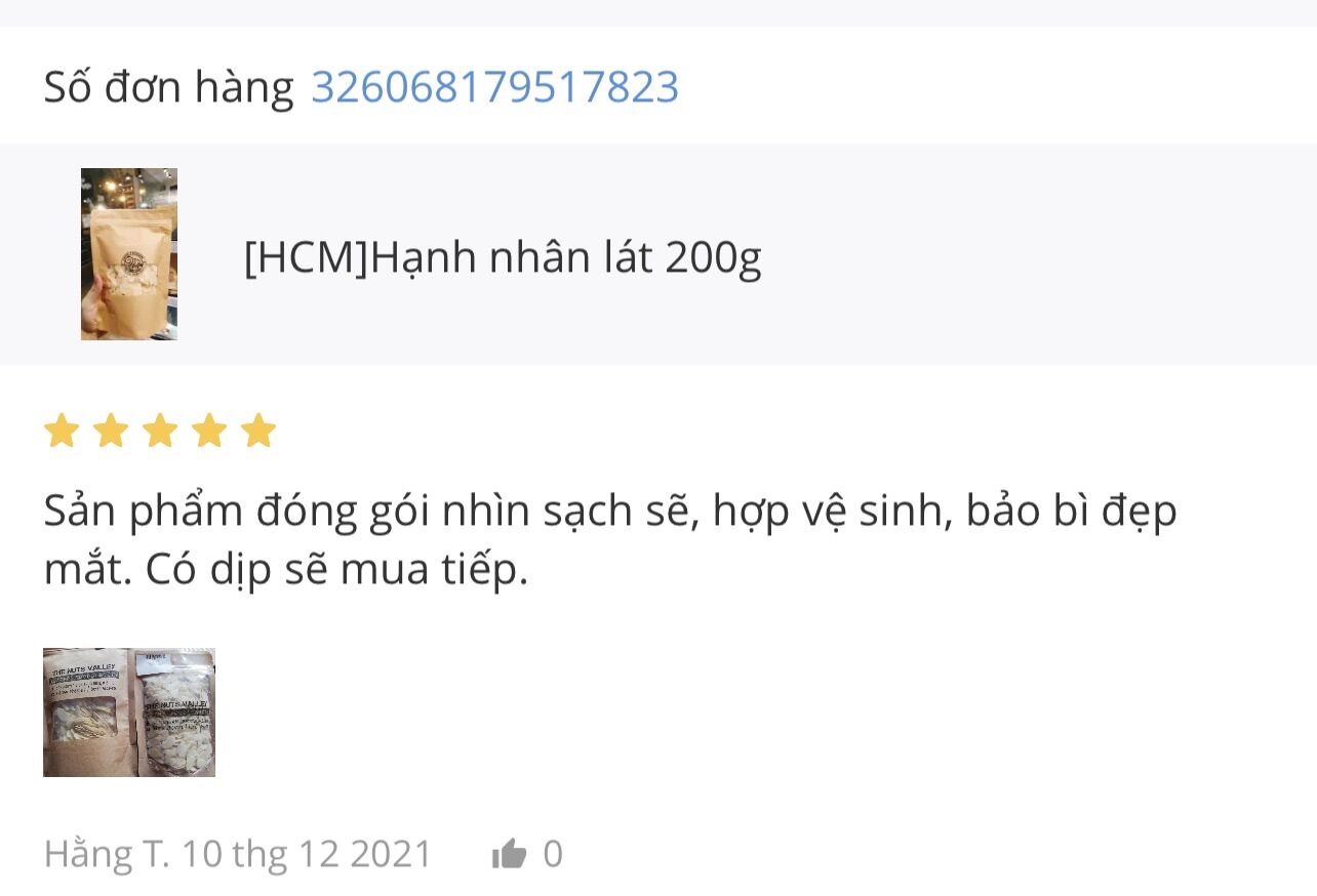 [HCM]Hạnh nhân lát - Sliced Almonds The Nuts Valley