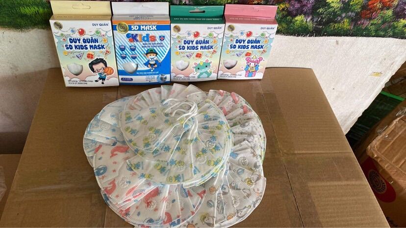 Khẩu trang 5D kid mask cho bé hộp 10 chiếc