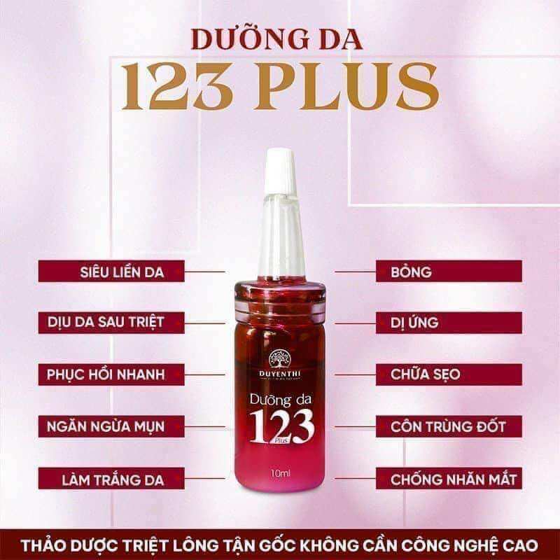 Dưỡng da 123 Bạch linh -bách y sâm (hộp 5 chai x10ml)