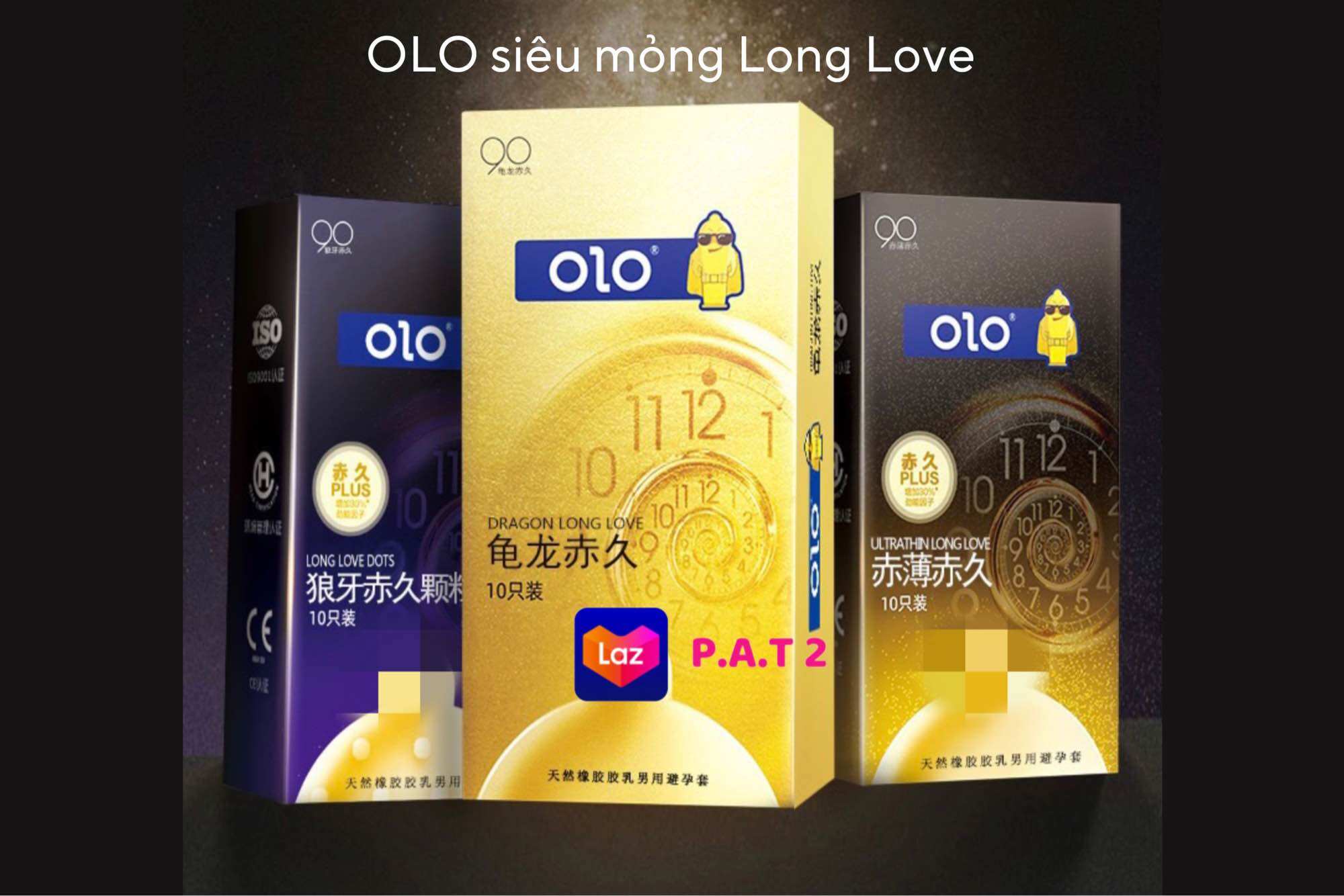 Bao cao su Olo Longlove gân, gai kéo dài thời gian