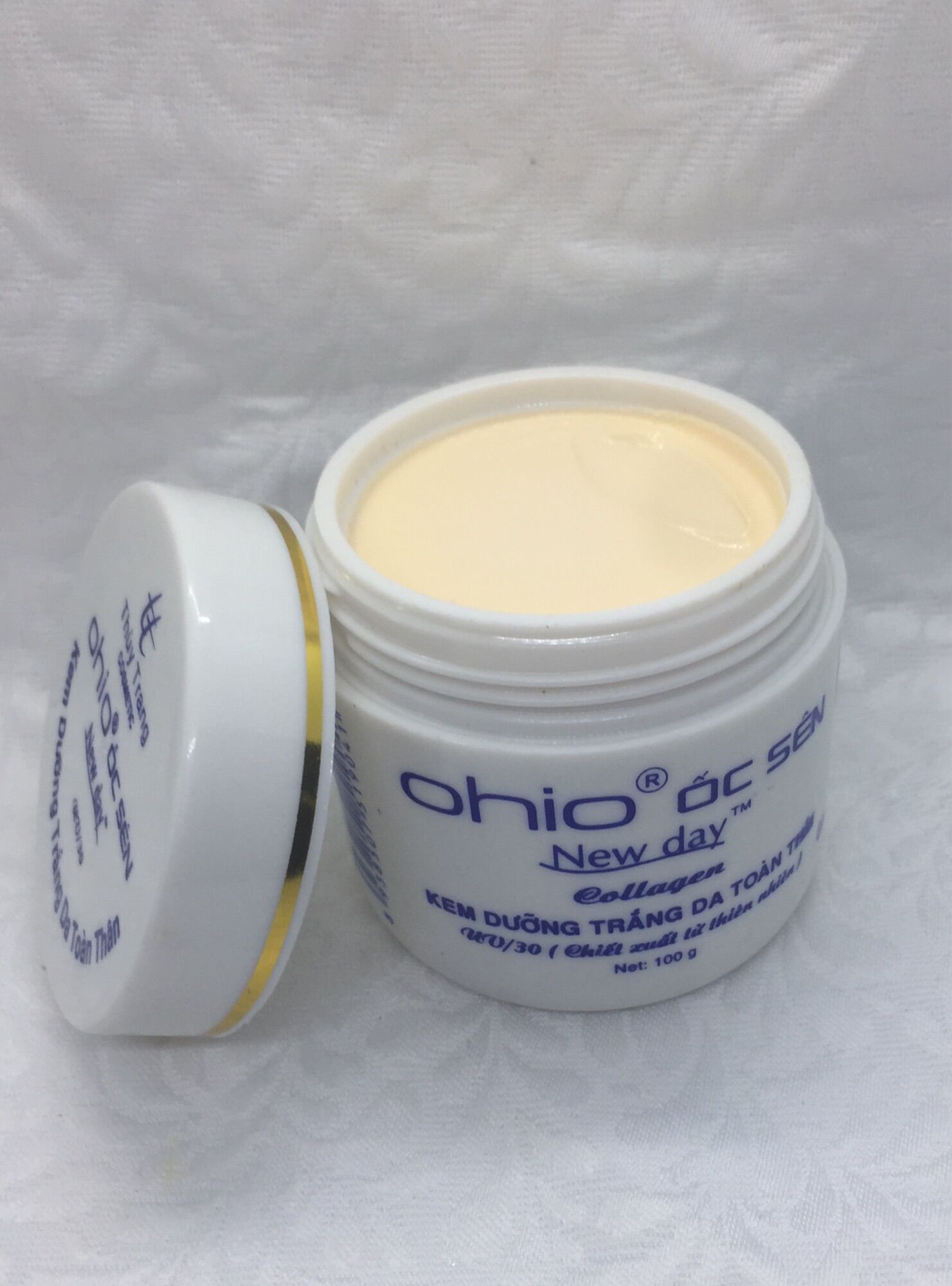 Kem dưỡng trắng body ohio ốc sên 100g