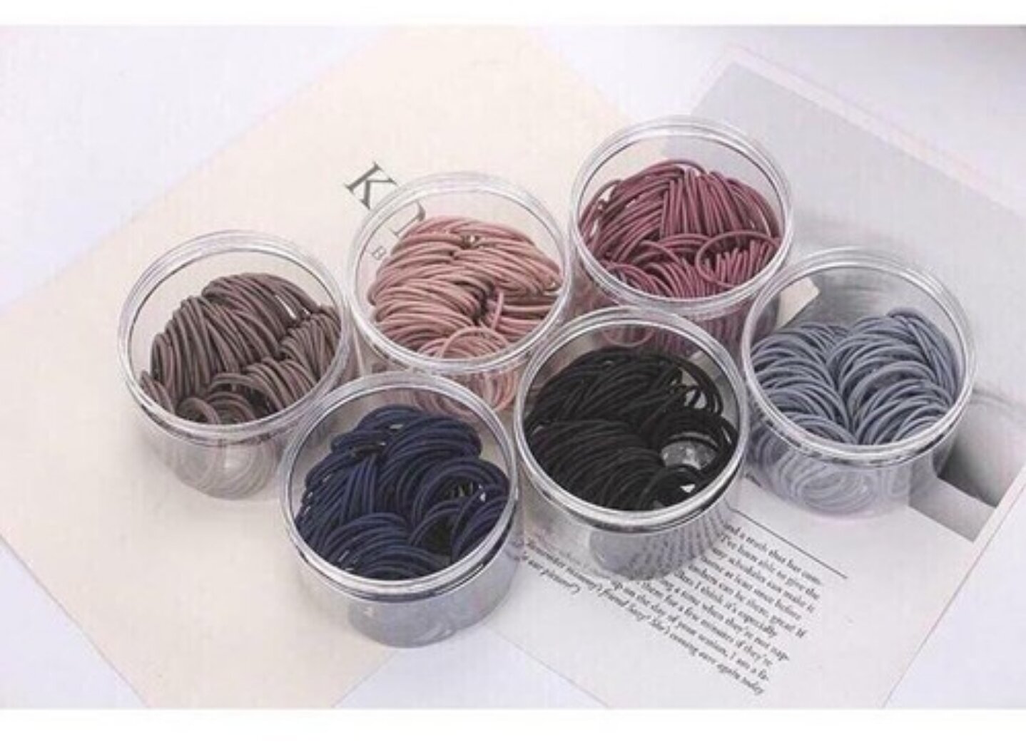 Hộp 100 dây cột tóc cho mẹ và bé