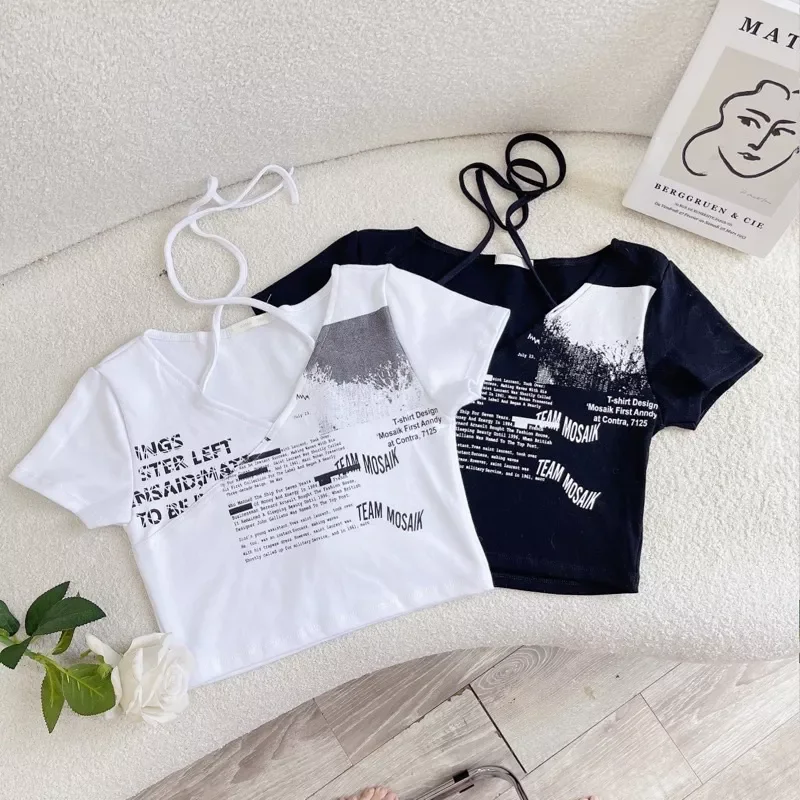 ÁO CROPTOP PHỐI DÂY CỘT CỔ ĐA DẠNG KIỂU CD18