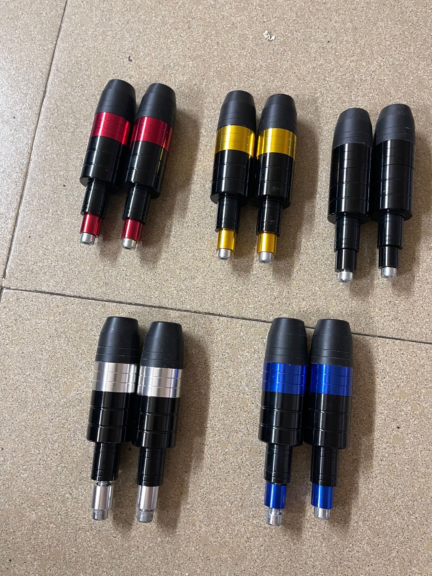 Gù chống đổ sau exciter winner viền nhôm đủ màu