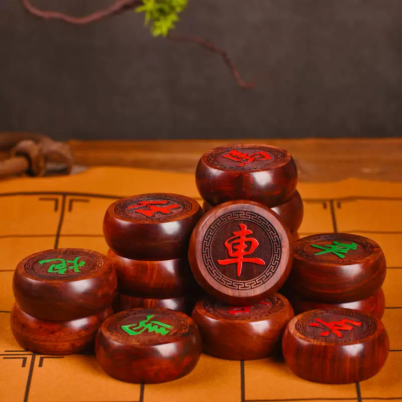 BỘ CỜ TƯỚNG GỖ HƯƠNG 4.8cm
