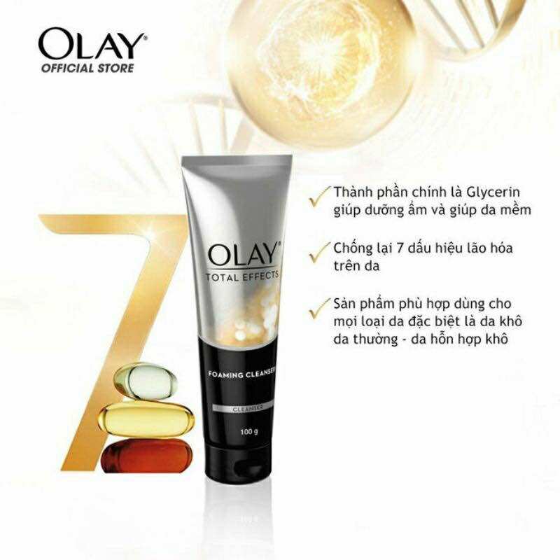 Sữa rửa mặt OLAY Total Effects 7in1 100gr
