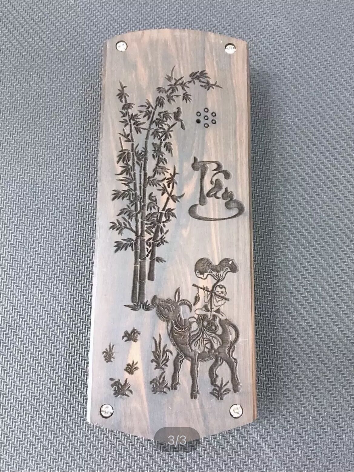 [HCM] Vỏ gỗ cho điện thoại Nokia 206 (gỗ mun)