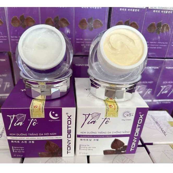 Kem body Tía Tô Tony Detox dưỡng trắng da toàn thân hiệu quả tại nhà 180g