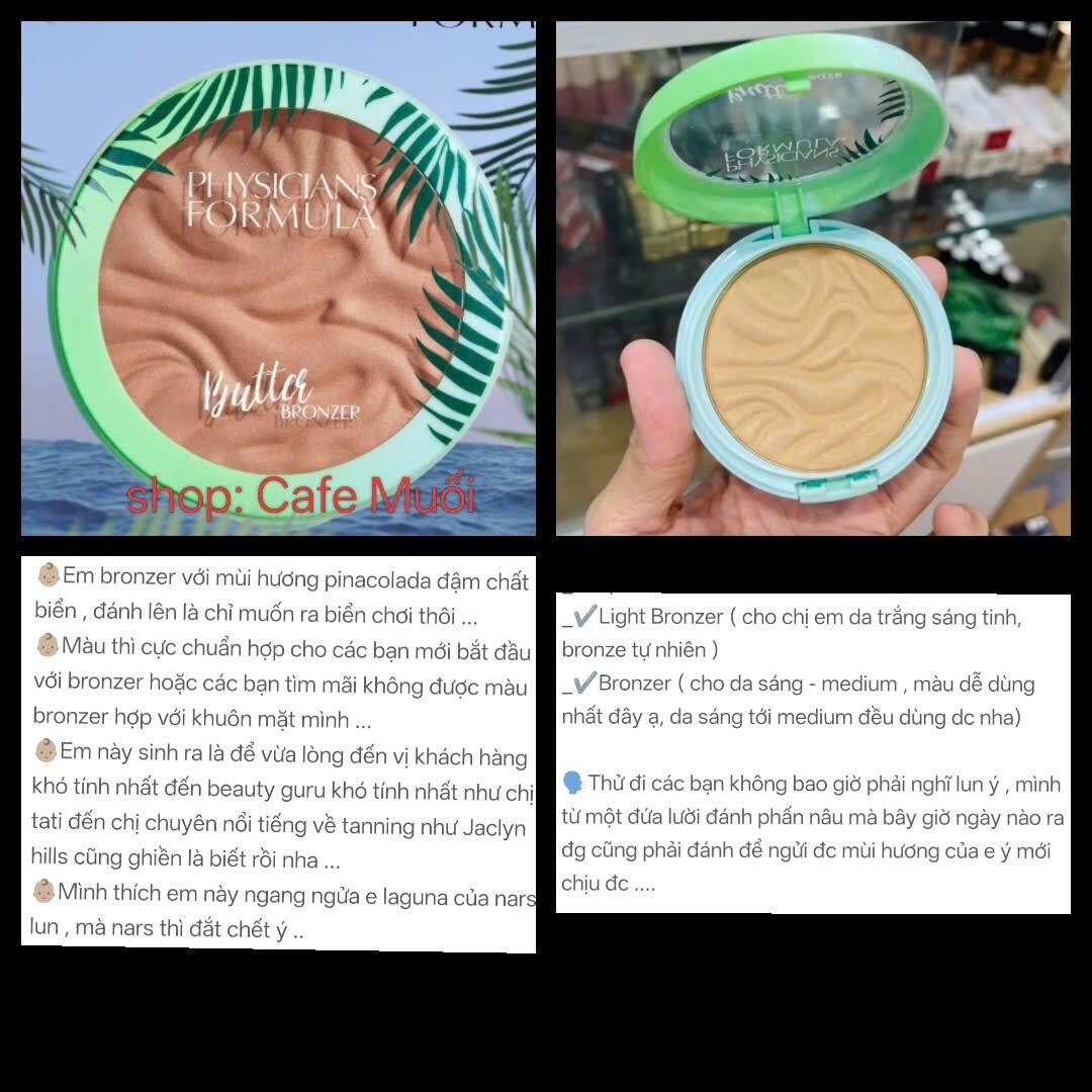 PHẤN TẠO KHỐI Physicians Formula Butter Bronzer 9.3g ( Kèm cọ + gương)