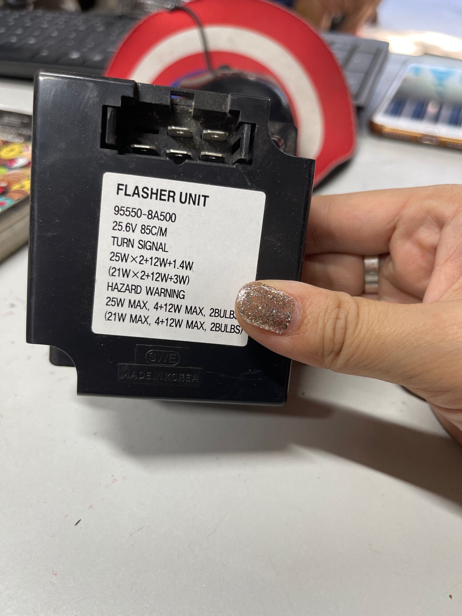 Rơ le xi nhan HĐ 3,5T-15T (24v- 25,6V )