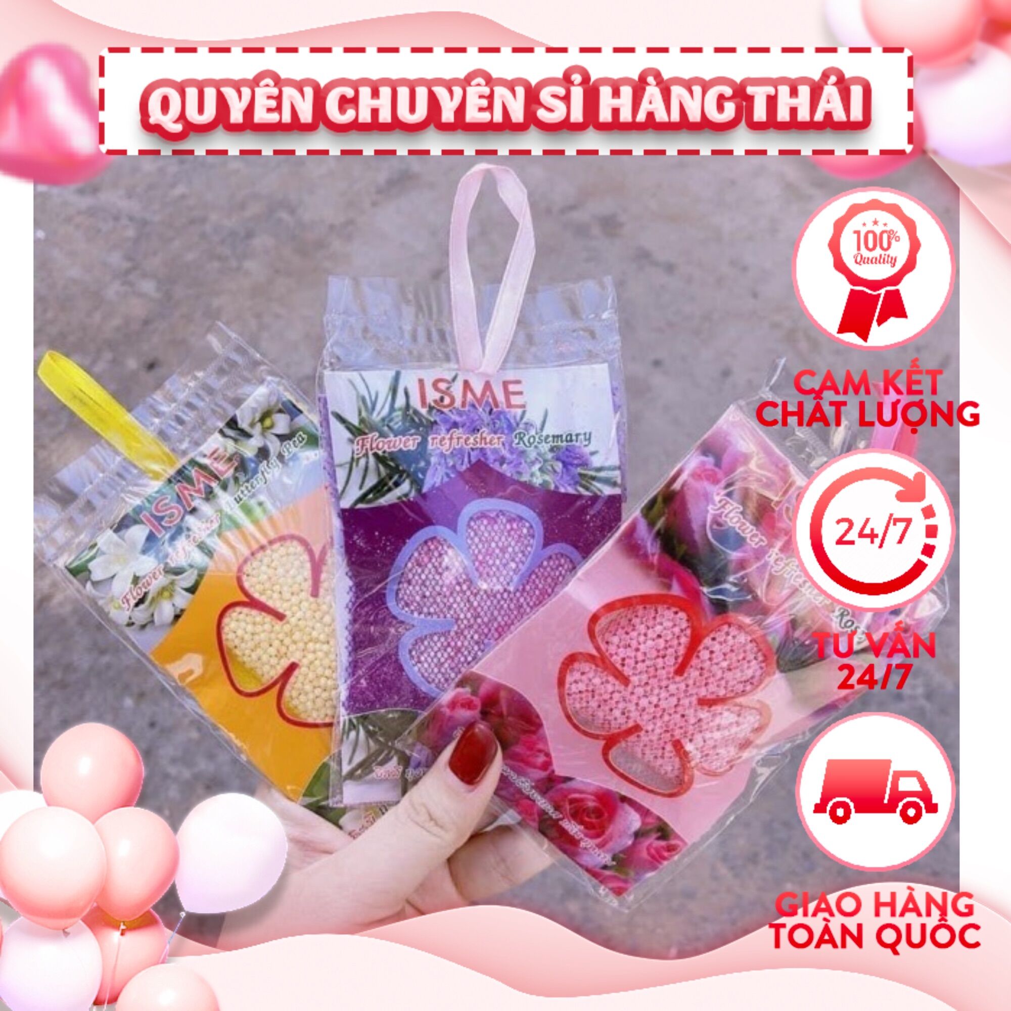 Set 3 túi thơm isme thái lan