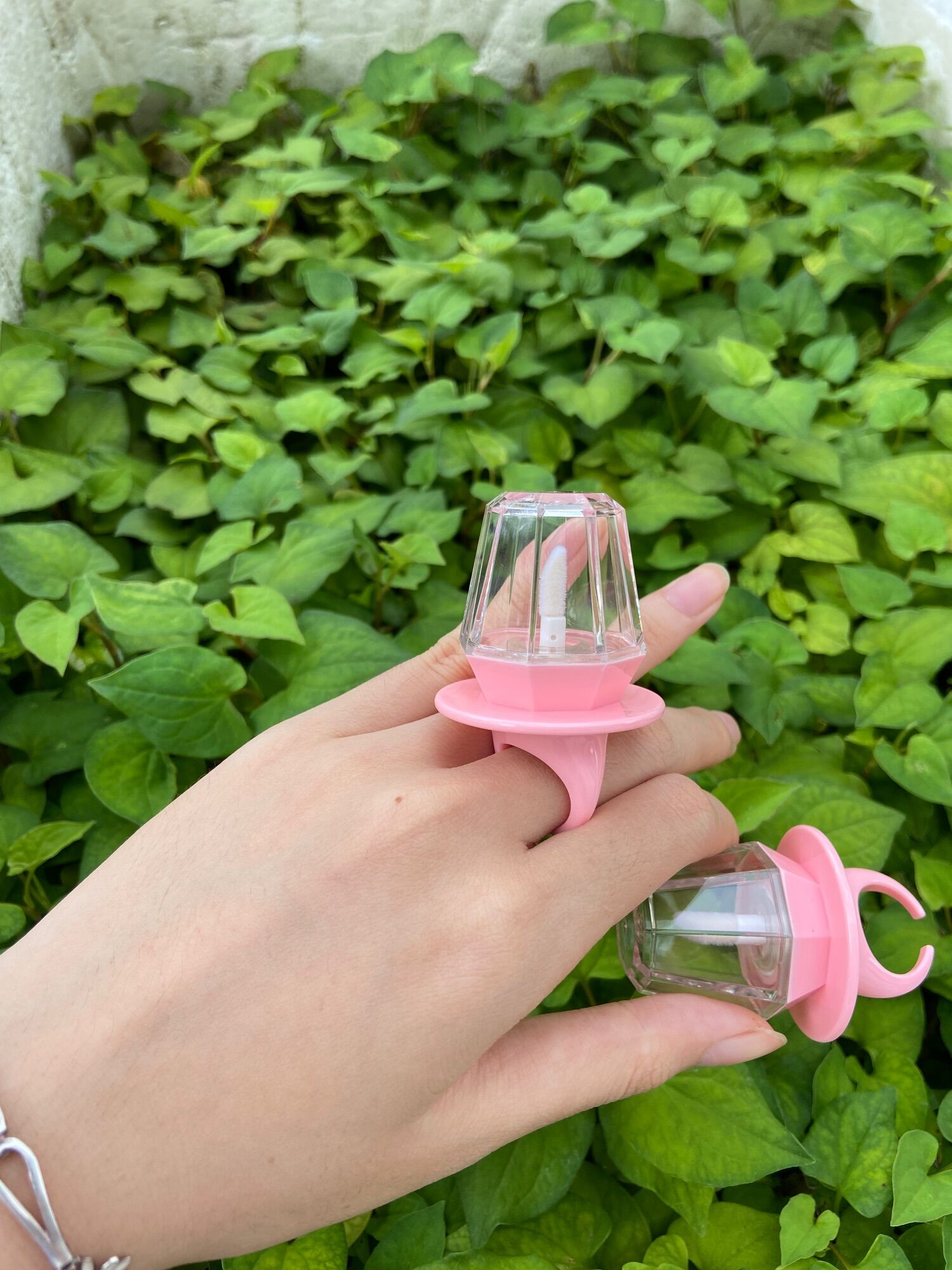 2 vỏ son kem hình nhẫn _ vỏ son handmade