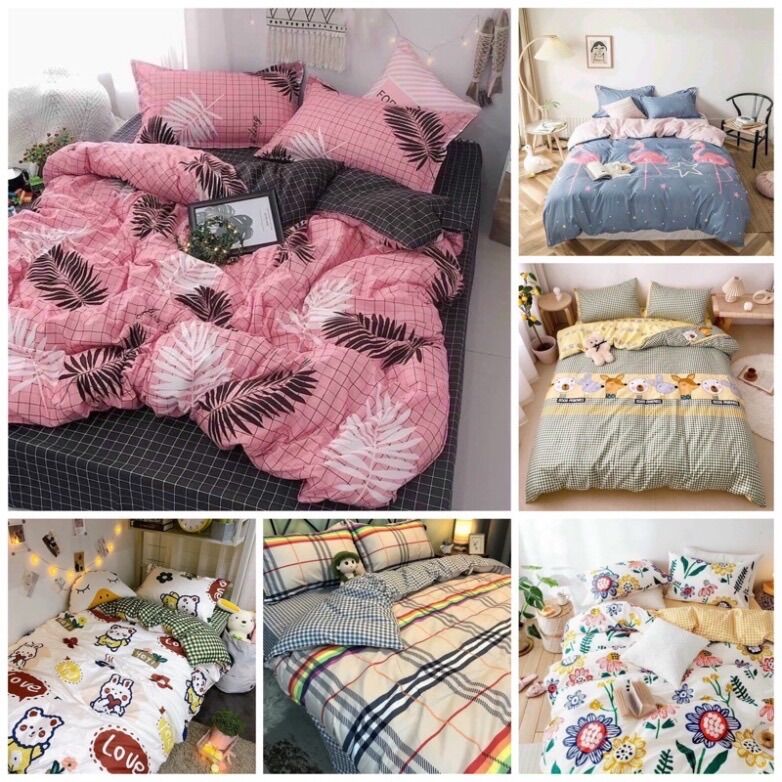 Xả Hàng - Bộ vỏ chăn ga gối cotton poly hàng lẻ size.