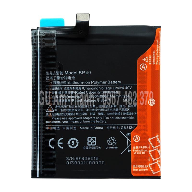 Pin cho xiaomi mi 9t pro m1903f11a dung lượng 4000mah zin máy