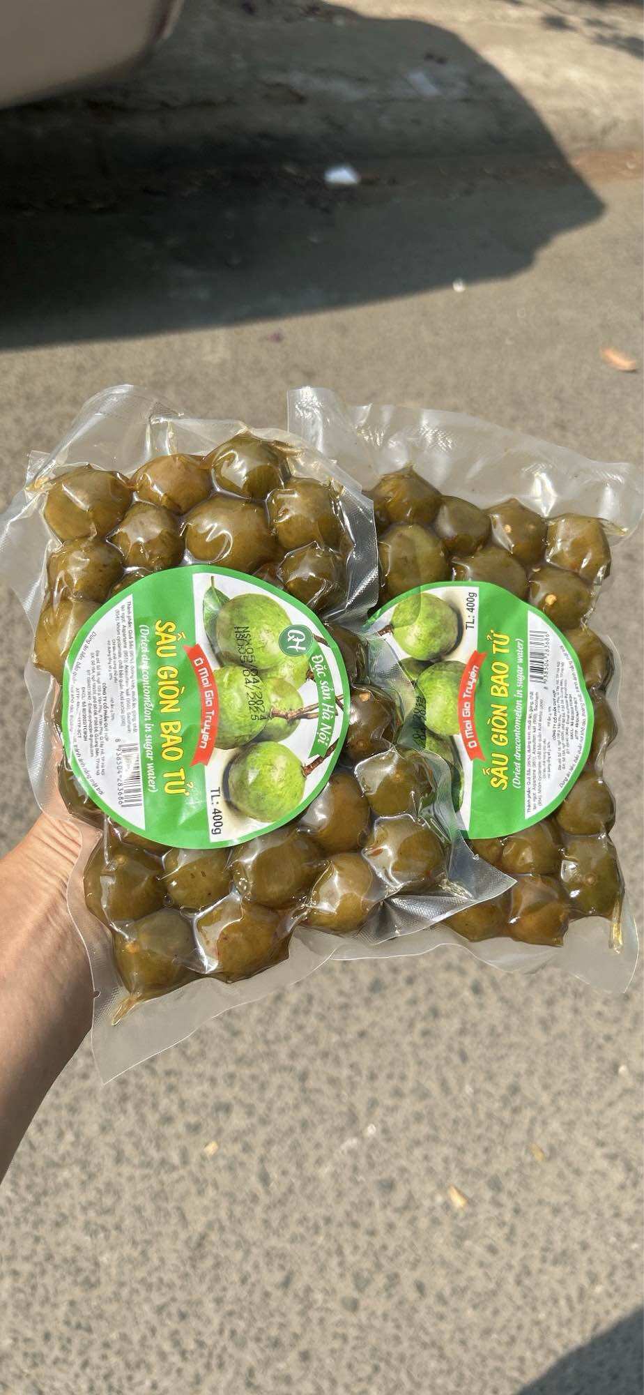 SẤU BAO TỬ GIÒN OMAI 400g