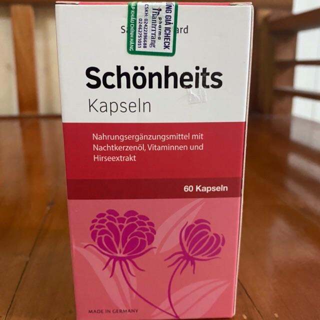 Tinh dầu hoa anh thảo Đức Schonheits lọ 60 viên