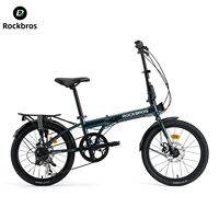 RockBros Xe Đạp Gấp 20 Inch 7 Tốc Độ Phanh Đĩa Unisex Dành Cho Người Đi Làm Và Sinh Viên Xe Đạp Gấp Nhẹ Cao Cấp