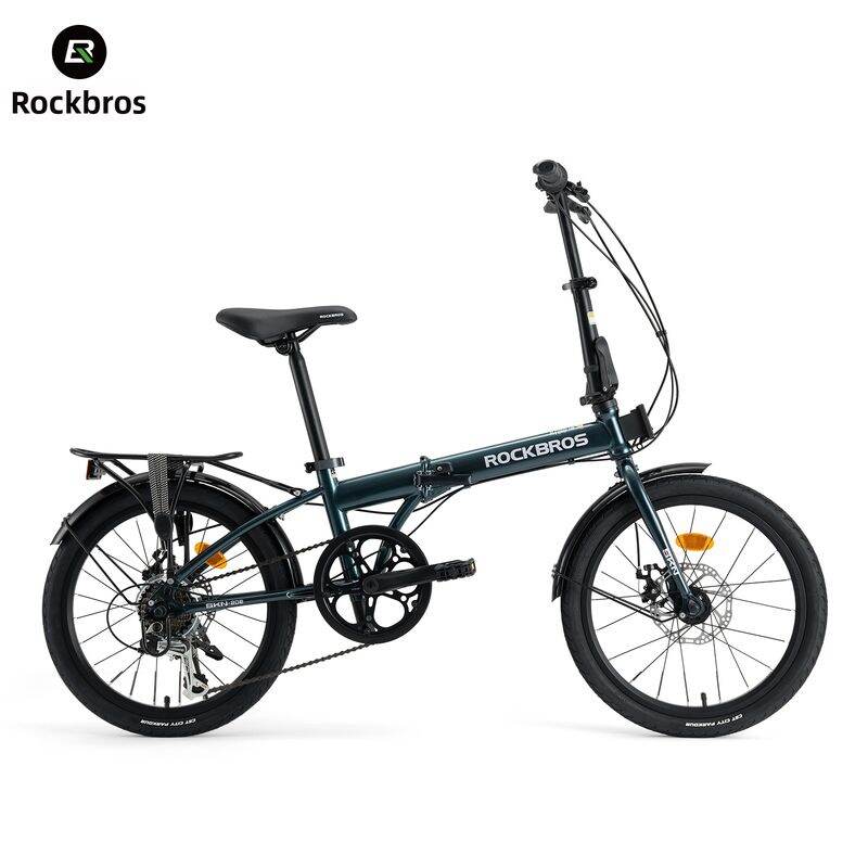 RockBros Xe Đạp Gấp 20 Inch 7 Tốc Độ Phanh Đĩa Unisex Dành Cho Người Đi Làm Và Sinh Viên Xe Đạp Gấp Nhẹ Cao Cấp