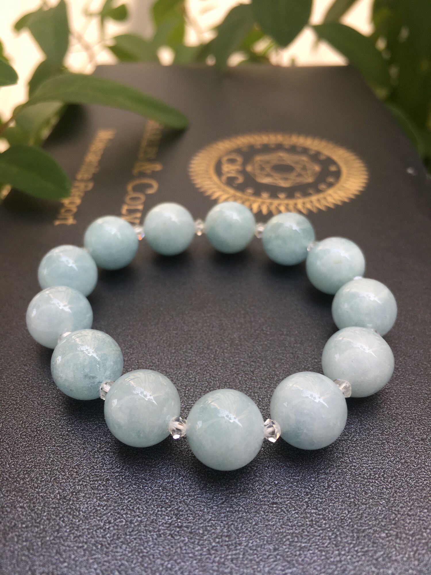 Vòng tay đá aquamarine