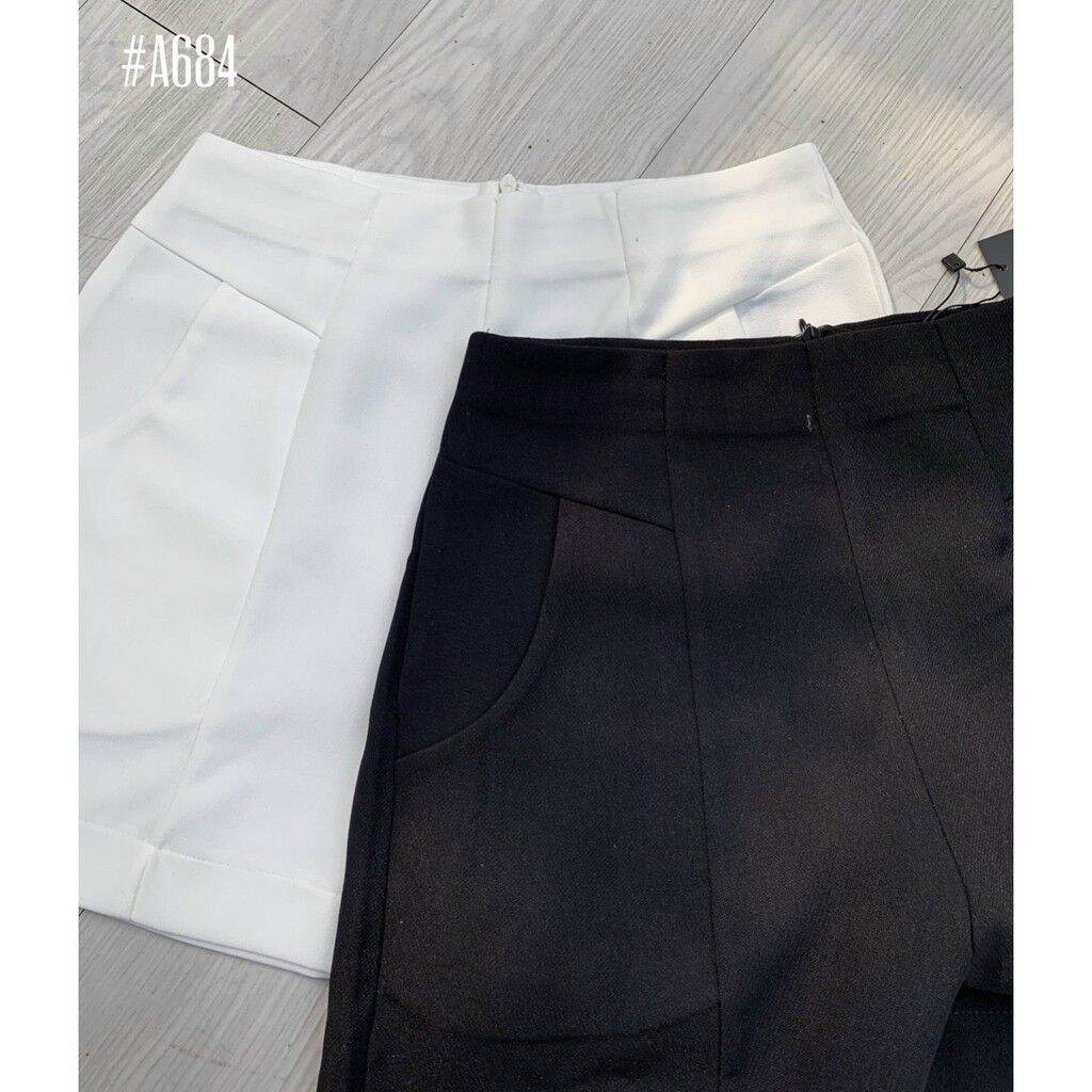 Quần short nữ quần đùi cạp cao
