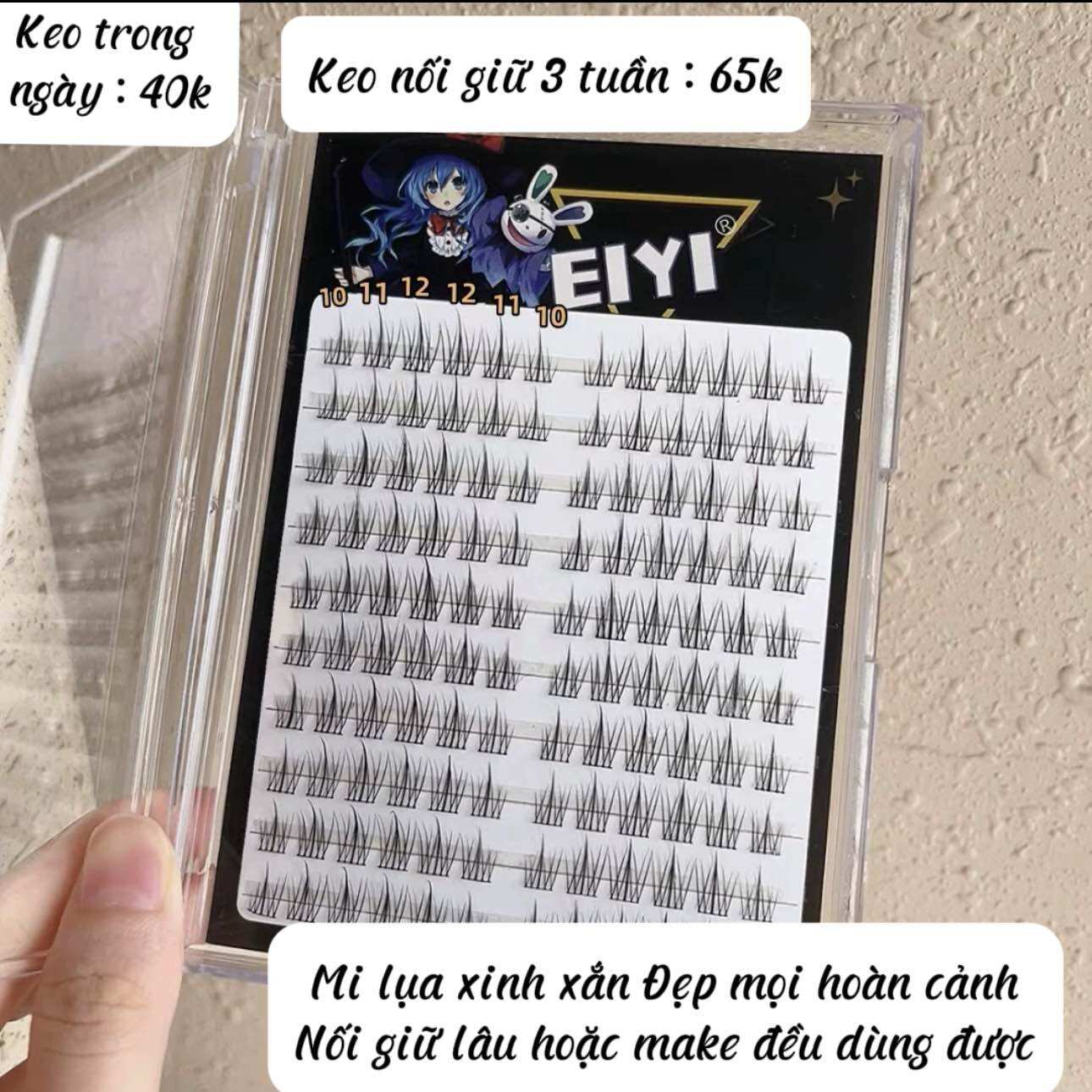 Mi katun daisy tạo fan sẵn ( tặng keo 25k )