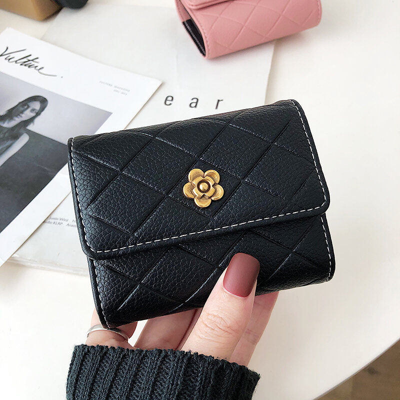 Ví Đựng Thẻ Hoa Sơn Trà Ví Đựng Tiền Lẻ Ô Quả Trám Có Khuy Cài Đơn Giản Nhỏ Nhắn Cho Nữ Ví Đựng Danh Thiếp Đựng Thẻ Tín Dụng