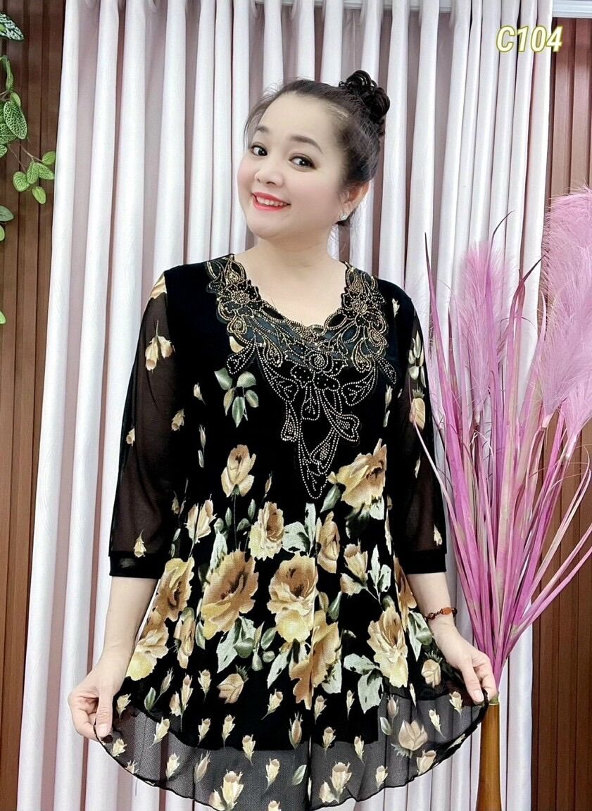 [HCM]Áo thun lưới trung niên 70-90 ký