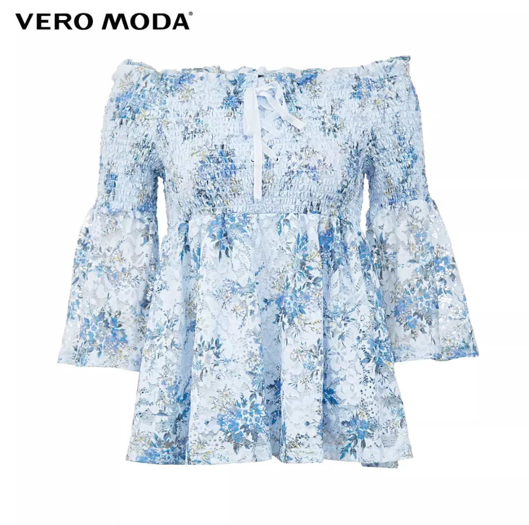Áo ren trễ vai cao cấp Vero Moda