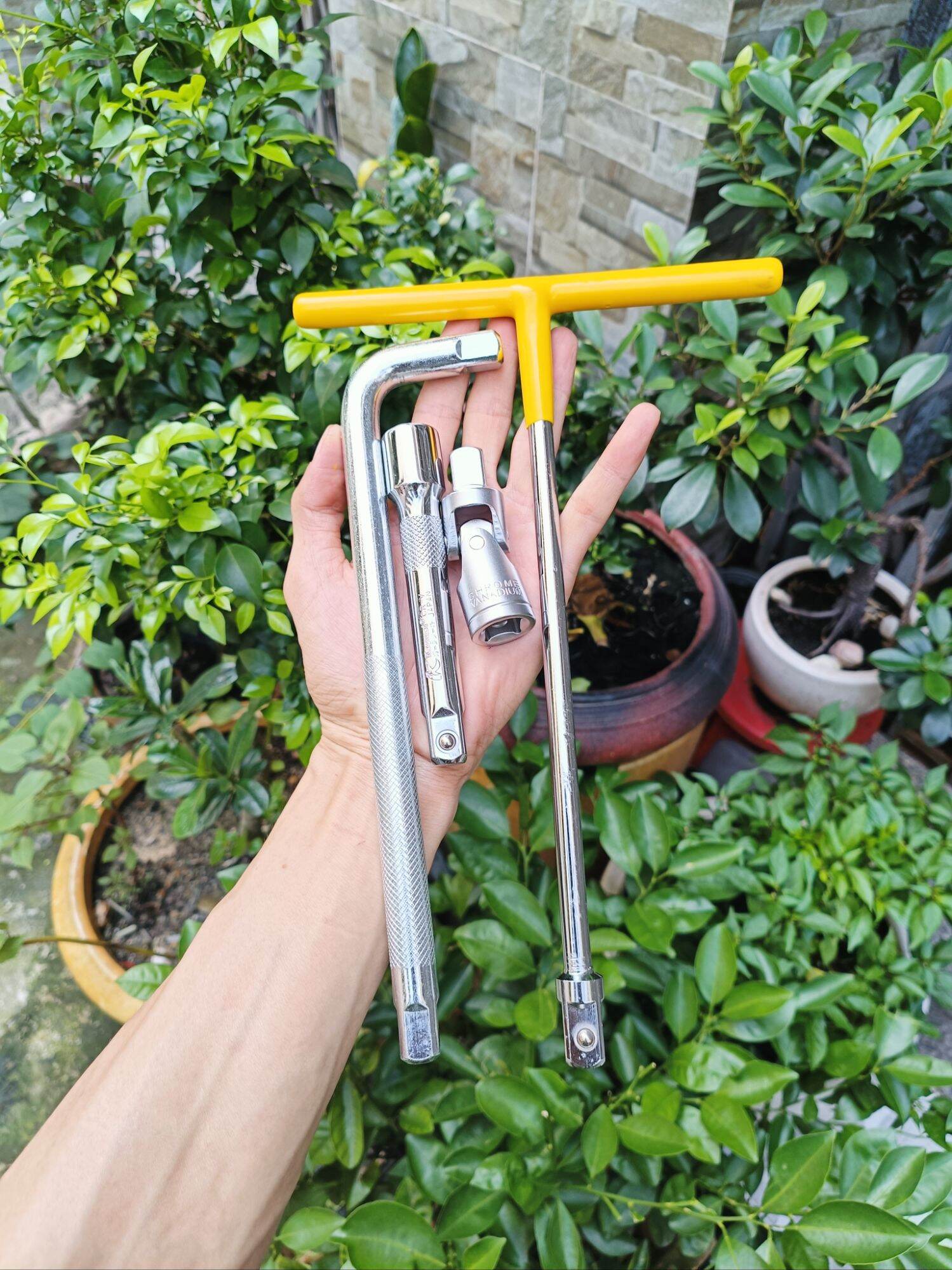 Combo 4 cần siết l , đầu nối 1/2