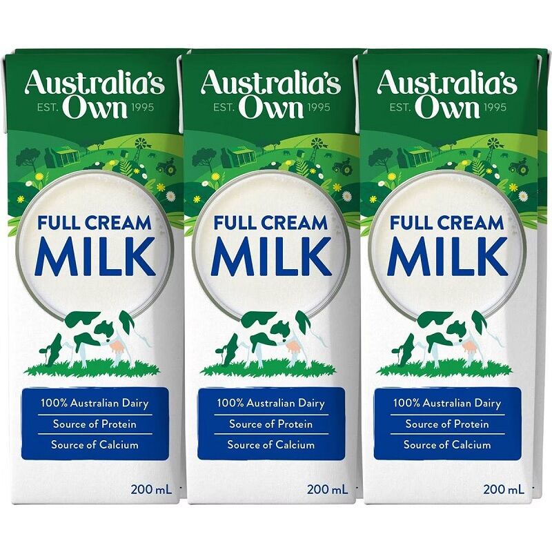 Sữa Australia Own Full Cream hộp 200ml - Thùng 24 hộp