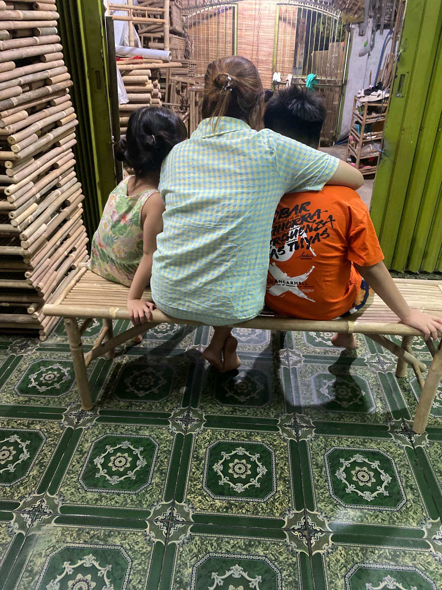 Ghế tre dài 1m4 xếp gọn♥️♥️♥️♥️♥️