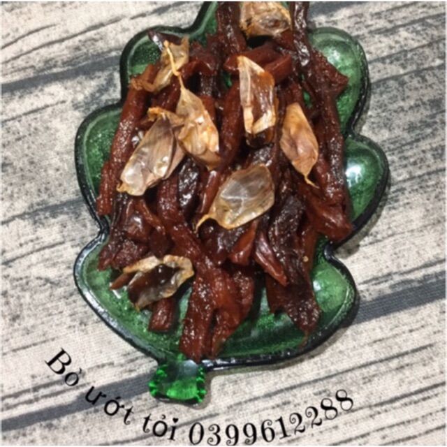 Thịt Bò Khô Ướt Tỏi - Thịt Bò Que Gói 100g