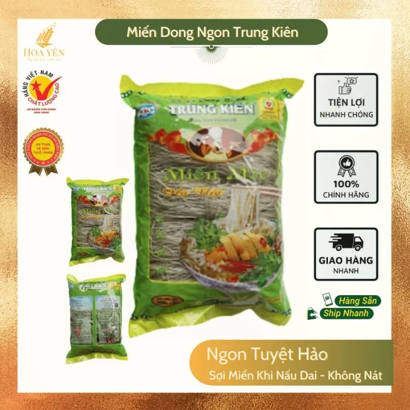 Miến Dong Thủ Công Ngon Trung Kiên - Túi 1kg - Hoa Yên Market, Miến sạch