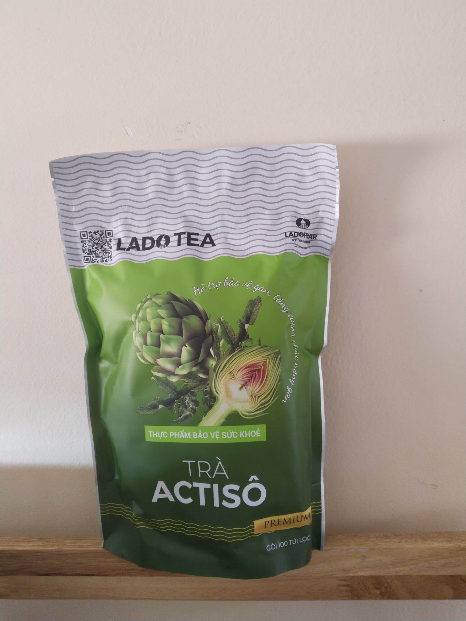 Trà Atiso túi lọc Đà Lạt Ladophar (combo 10 gói)