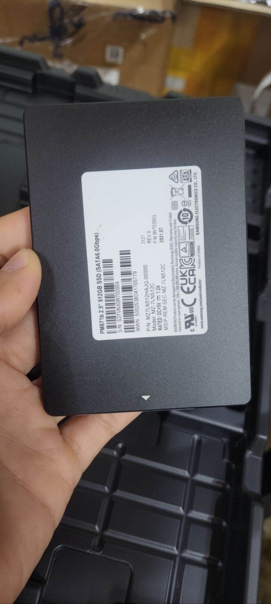 Ổ cứng SSD 256GB Samsung PM871b (Samsung 860 EVO OEM, Vỏ nhôm, Tốc độ cao)